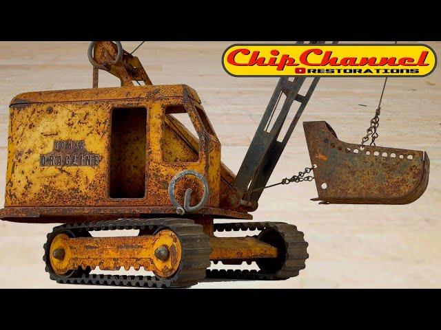 1962 Tonka Drag Line Mobile Crane Digger Restoration Dragline