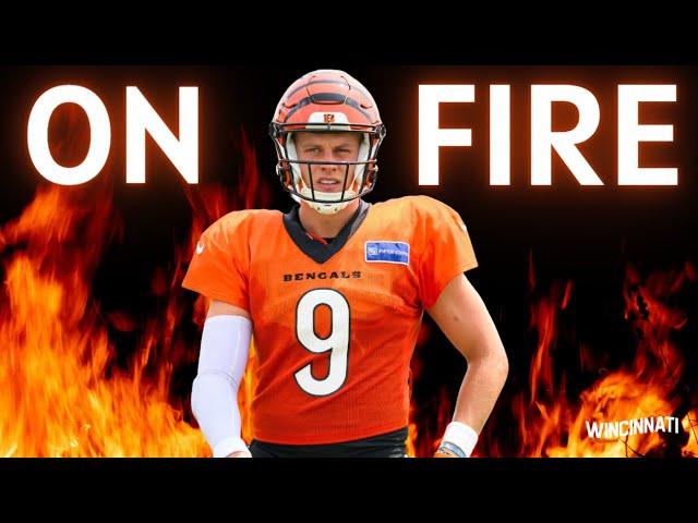 Joe Burrow on fire at Bengals training camp | MVP incoming?