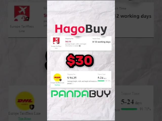 Why you should switch to HagoBuy!  105$ DISCOUNT IN BIO #shorts #pandabuy #hagobuy #hagobuyfinds