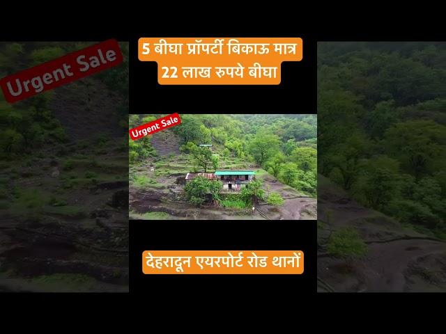 Dehradun Airport Road Property Sale 5 bigha Land Only 22 Lakh/Bigha
