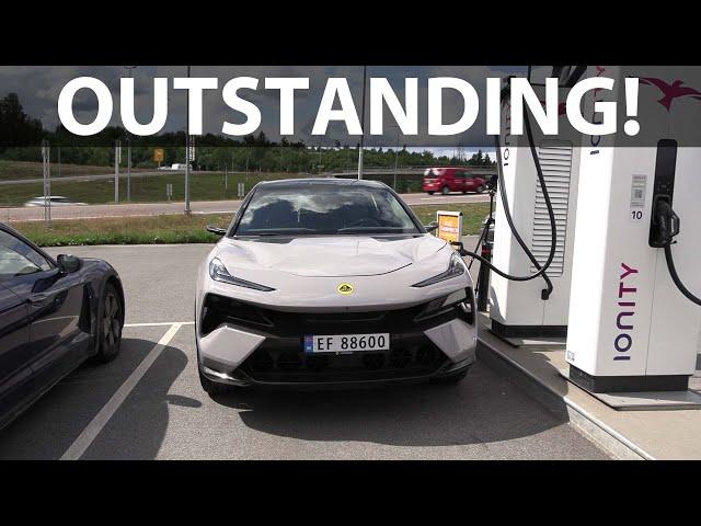 Lotus Eletre charging test at 350 kW Ionity