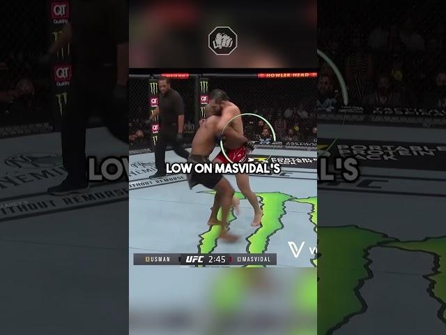 Kamaru Usman's Slick Takedown