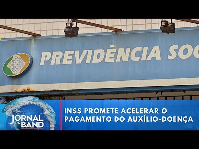 INSS promete acelerar o pagamento do auxílio-doença | Jornal da Band