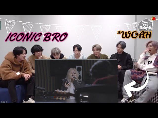 BTS reaction to ROSÉ - Viva La Vida (Coldplay) Live Studio Cover