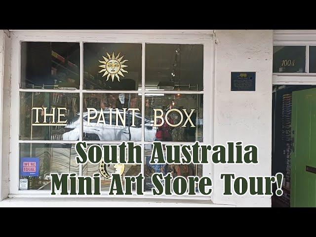 Mini Art Store Tour! The Paint Box in Hahndorf, South Australia