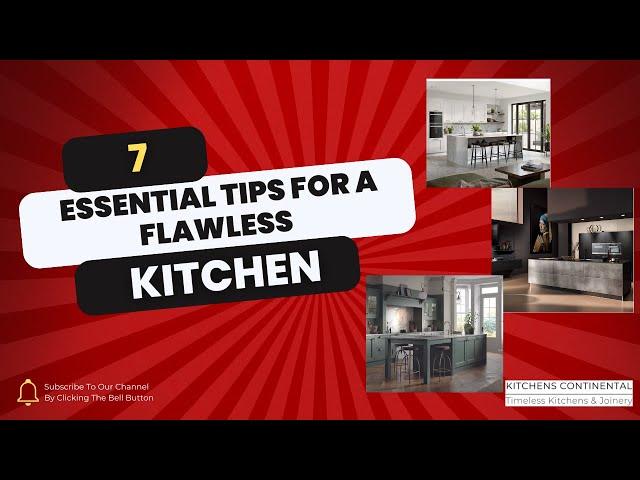 7 Essential Tips for a Flawless Kitchen  #KitchenRenovation #finchley l #hendon