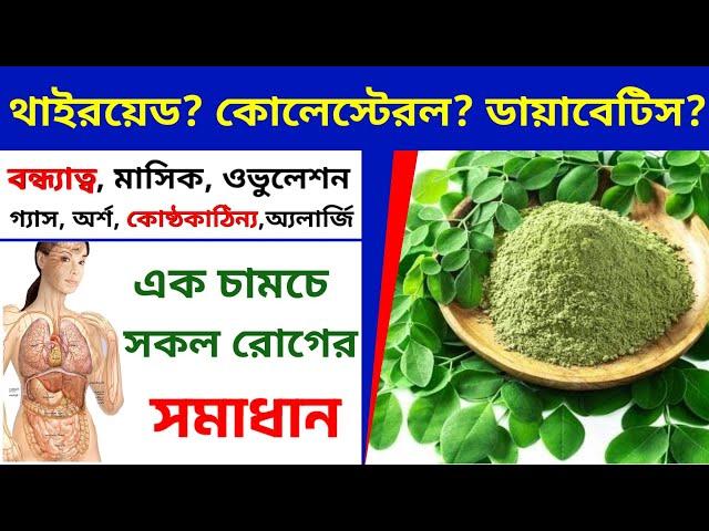 সজিনা পাতার ১০টি আশ্চর্য স্বাস্থ্য উপকারিতা | health benefits of moringa leaf |