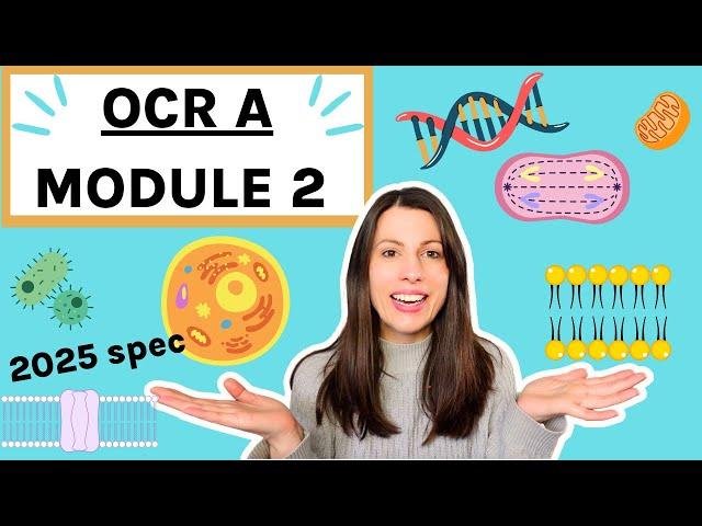 Module 2 ENTIRE TOPIC OCR A: cells, biological molecules, enzymes, membranes cell division.