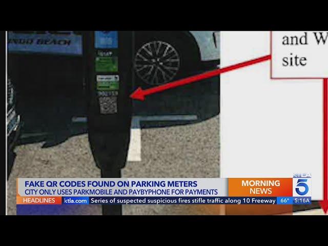 Public warned of fake QR codes found on Redondo Beach parking meters