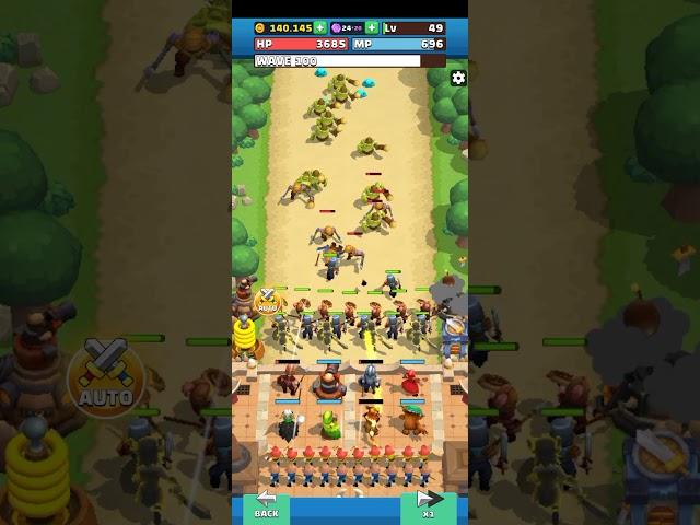 Wild castle 3D | wave 100 clearing with top 1 troops  enjoy it ....