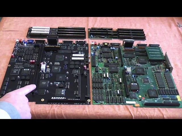 A first look at the Amiga AA3000+ motherboard by Hese