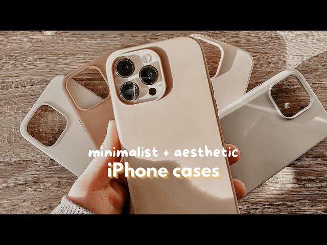 Minimalist + Aesthetic iPhone cases ft. Icesword