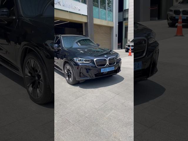 또 전기차입니다! 전기차 판매했습니다!! BMW ix3 카본블랙 출고완료️️ ix3최고할인으로 판매🫡