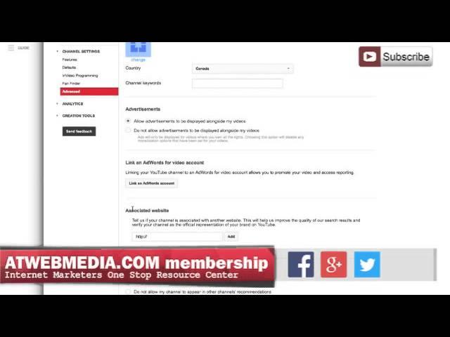 How to Add Associated Website to YouTube Channel Annotations for Clickable Links