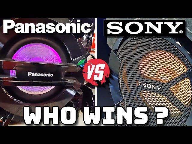 SONY SHAKE X30D vs PANASONIC MAX 3500 HIGH POWER SYSTEM COMPARISON VOL. 50%