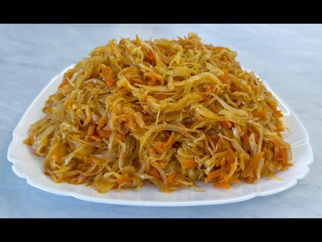 Самая Вкусная Тушеная Капуста на Сковороде / Как Тушить Капусту / Stewed Cabbage