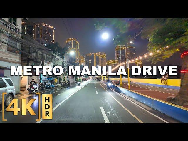 Driving Around METRO MANILA at Night! | 7 Cities in 1.5 hours! | Driving Tour Philippines