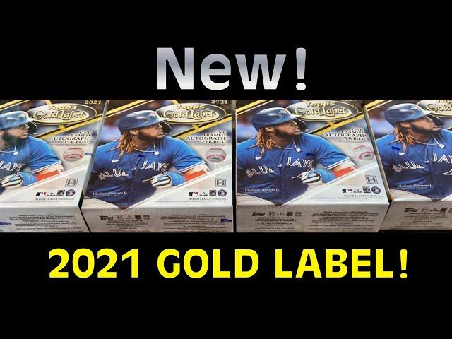 NEW RELEASE!  2021 TOPPS GOLD LABEL BASEBALL CARDS!