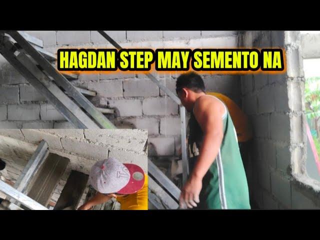 STEP NG HAGDAN MAY SEMENTO NA SA BAHAY NI CUMLAUDE GIRL ANG GANDA NA