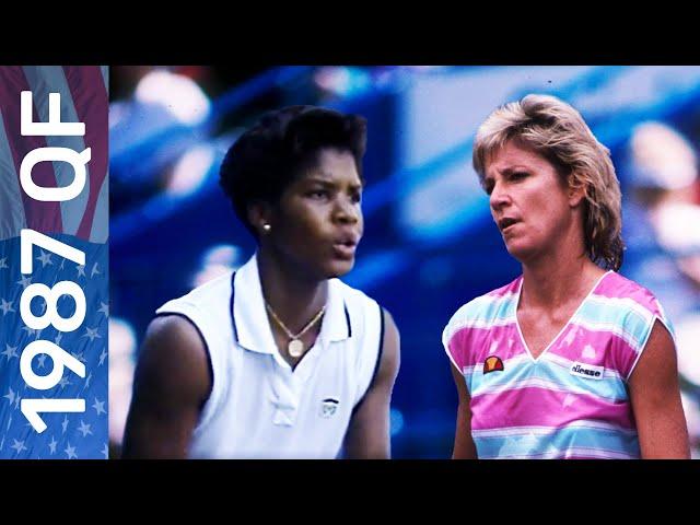 Lori McNeil vs Chris Evert | US Open 1987 Quarterfinal