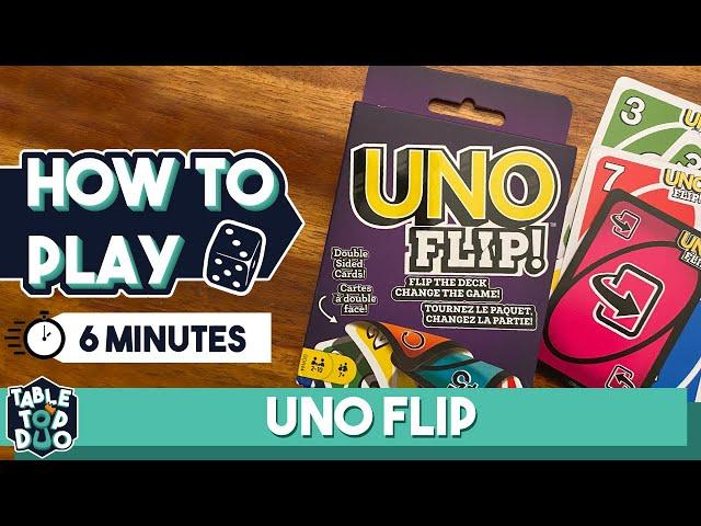 How To Play UNO Flip in 6 minutes (UNO Flip Tutorial)