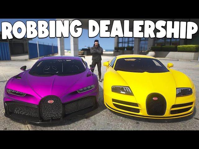 Robbing Bugatti Dealership in GTA 5 RP..