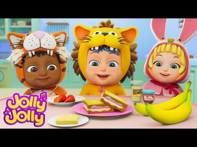 Peanut Butter & Jelly, Do you like broccoli + More Food Songs | Jolly Jolly Learn and Play