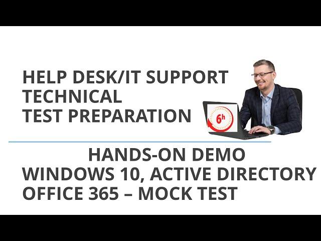 HELP DESK/IT SUPPORT TECHNICAL TEST PREPARATION