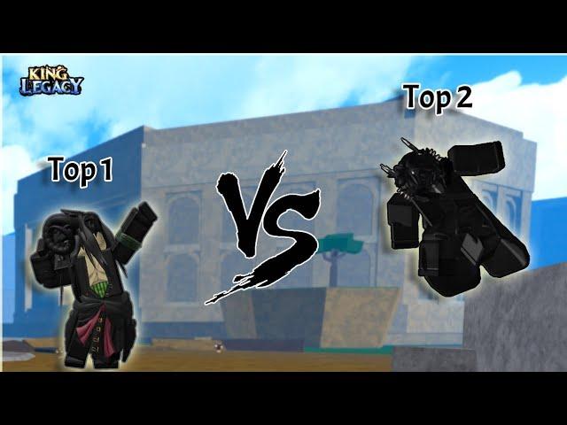 Top 1 Bounty Vs Top 2 Bounty! King Legacy