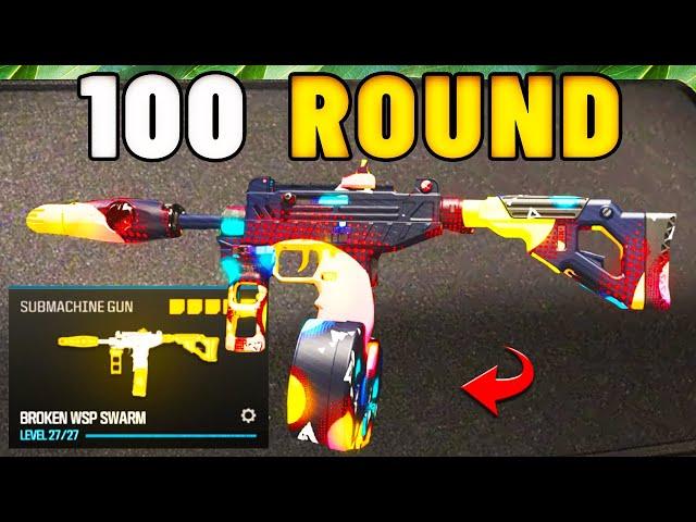 this 100 ROUND WSP SWARM SETUP is META in MW3!  (Best WSP SWARM Class Setup) Modern Warfare 3