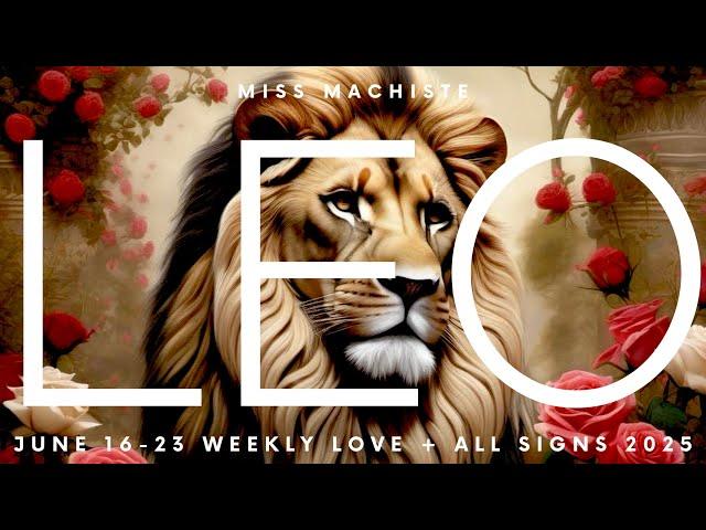 LEO- WOAH! THINGS ARE ABOUT TO GET SERIOUS, LEO ~ June 16-23 Weekly Love Tarot 2025