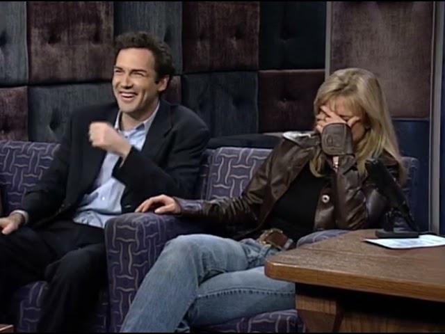 Norm Macdonald & Courtney Thorne Smith - RESTORED & UNCENSORED - (Late Night with Conan O’Brien)