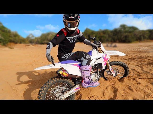 New 2024 YZ250F FMF Sounds INSANE! Too Loud