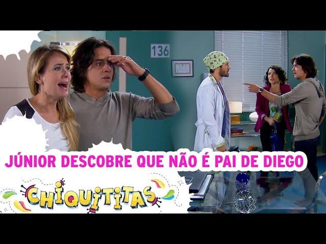 Júnior descobre que não é pai de Diego l Chiquititas