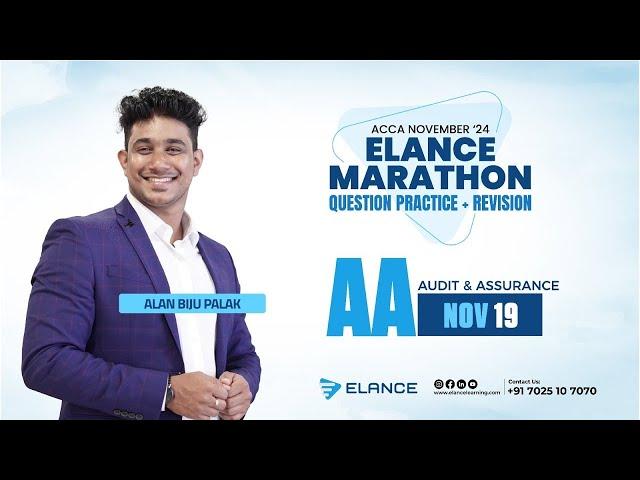 ACCA Audit and Assurance (AA)  Marathon | Question Practice & Exam Tips with Elance Learning | Day 2