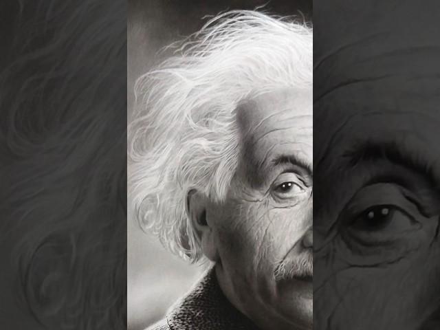 Drawing Einstein's hair #drawing #drawingtutorial #realisticdrawing #pencildrawing #hairdrawing