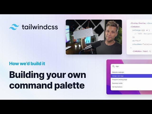 Building a command palette with Tailwind CSS, React, and Headless UI