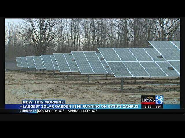 State’s largest solar garden operational in West Michigan