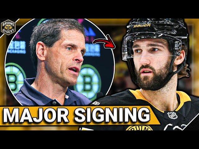 Bruins make SNEAKY signing... This has SERIOUS implications | Boston Bruins News