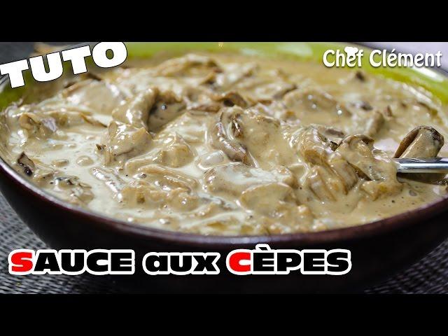 Recette FACILE : Sauce aux CÈPES - Chef Clément