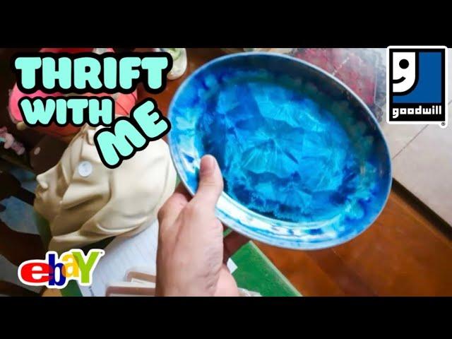 Thrift with ME ~ AMAZING POTTERY!! Estate Sale Sourcing RESELL eBay FULL-TIME Selling PROFIT how to