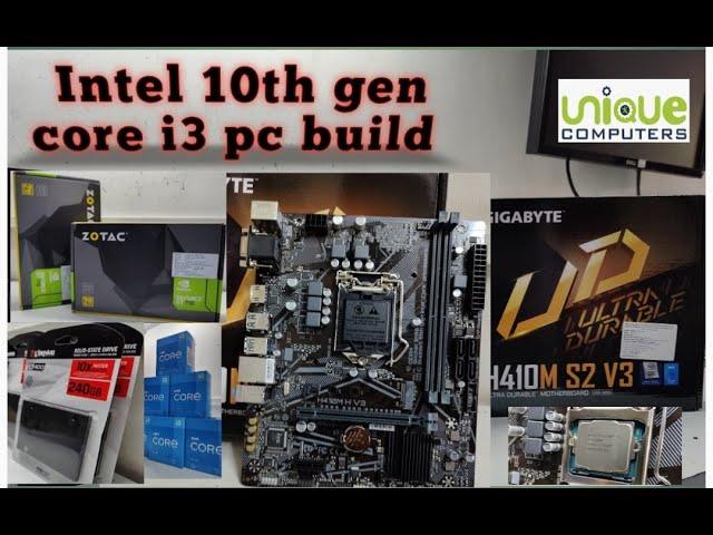 Pc Build In 2021 With | Core i3 10th Gen | GIGABYTE H410M-H