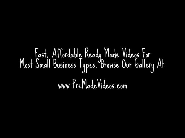 Ready Made Videos For Plumbers, Dentists, Chiropractors and All Local Business Owners