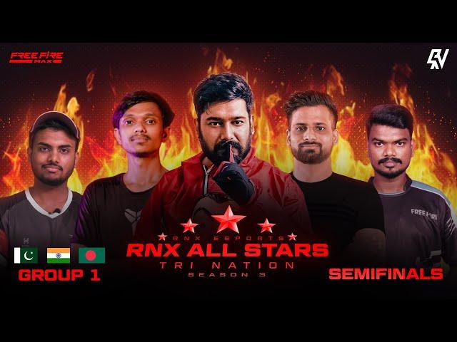 RNX All Stars | Semi Finals 1 - Garena Free Fire #gyangaming #rockyandrdx  #ipl