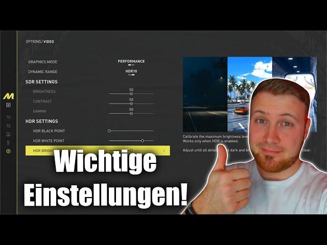 Die Richtigen Einstellungen in The Crew Motorfest und Warum man sie macht!