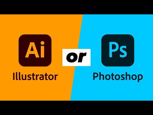 Illustrator vs Photoshop: Differences Explained!