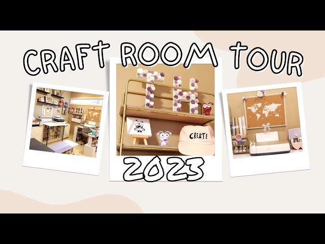 CRAFT ROOM TOUR 2023 - Organization & Storage - Unique Solutions