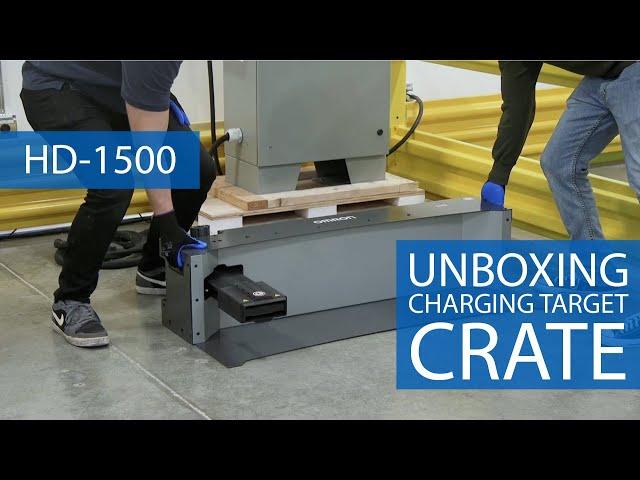 How to Unbox Your OMRON HD-1500 Mobile Robot Charging Target Crate