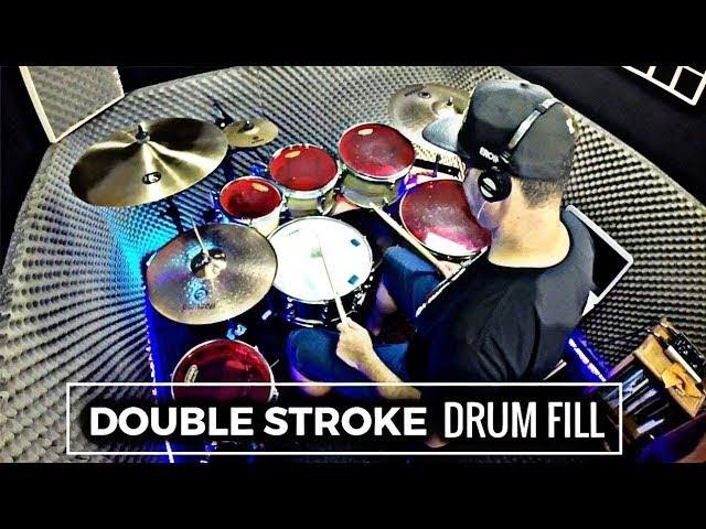 Double stroke usado na virada - aula de bateria