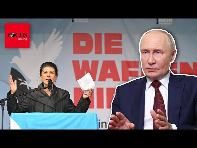 Wie Putins Propaganda-Schleudern Sahra Wagenknecht benutzen